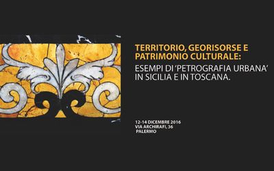 Territorio, georisorse e patrimonio culturale