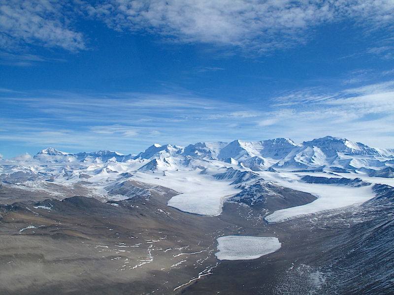 Royal Society Range, South Ross Sea, Antarctica, sampling to study the Cenozoic Evolution of the Transantarctic Mountains. 